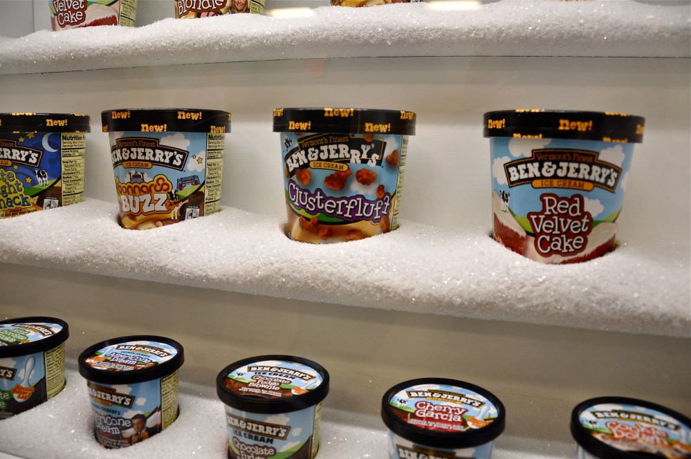 Picking names for flavors must be fun @ Ben & Jerry's