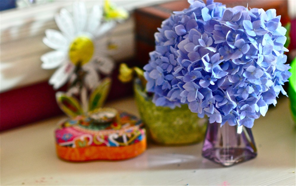 S. is a natural at arranging flowers, so she gets a bunch too