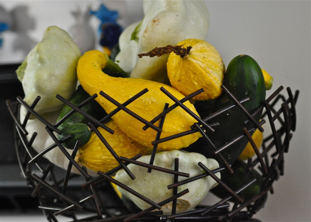 We didn't grow these, but what in the world do you do with that white thing?