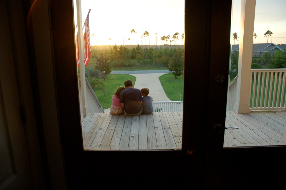 Looking through the window