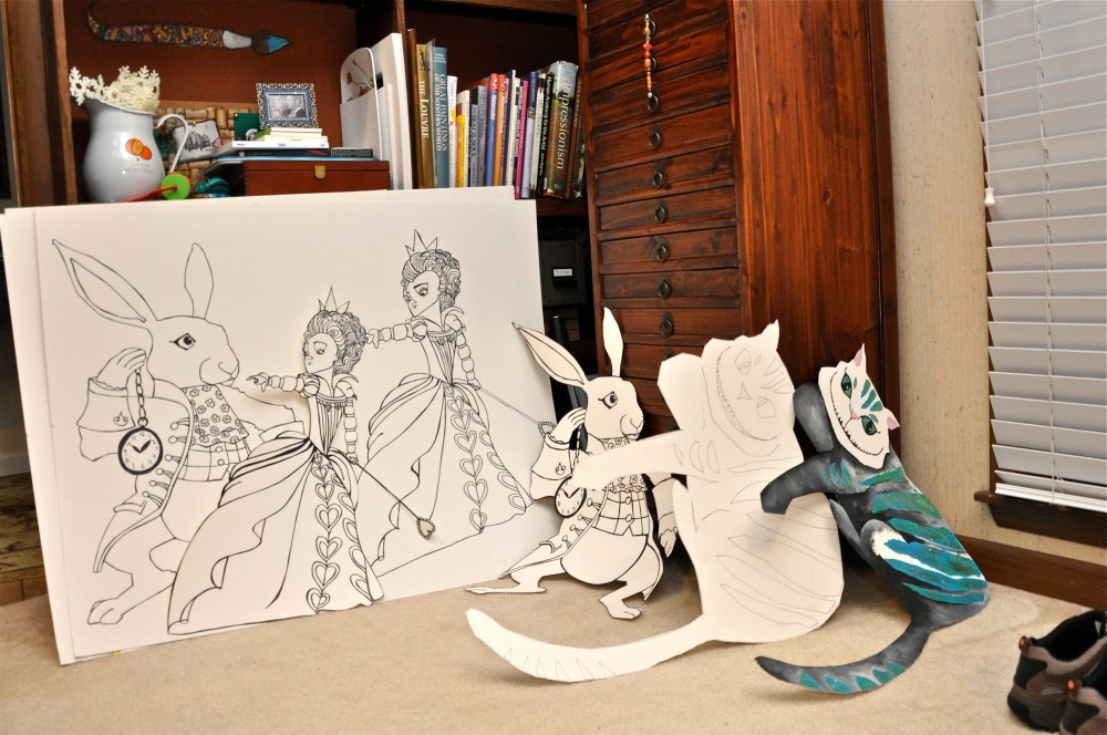 found my drawing of the new Alice in Wonderland