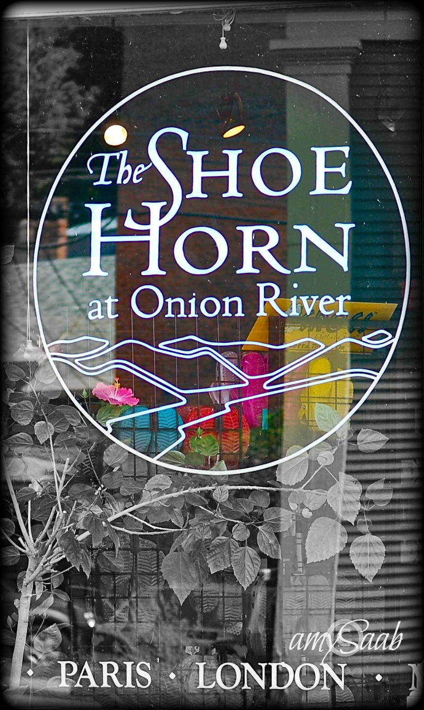 black& white photograph outside the circle