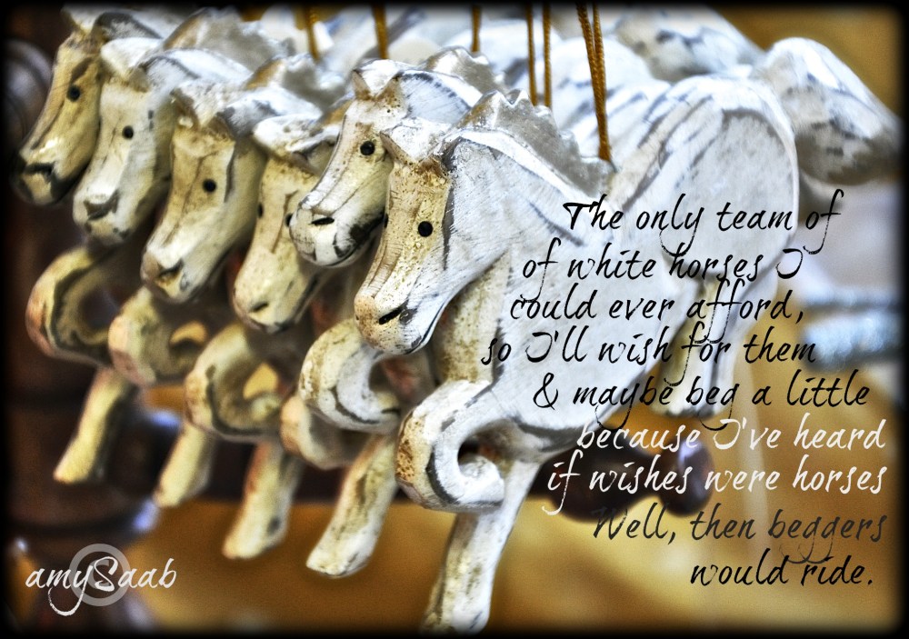 my team of white horses