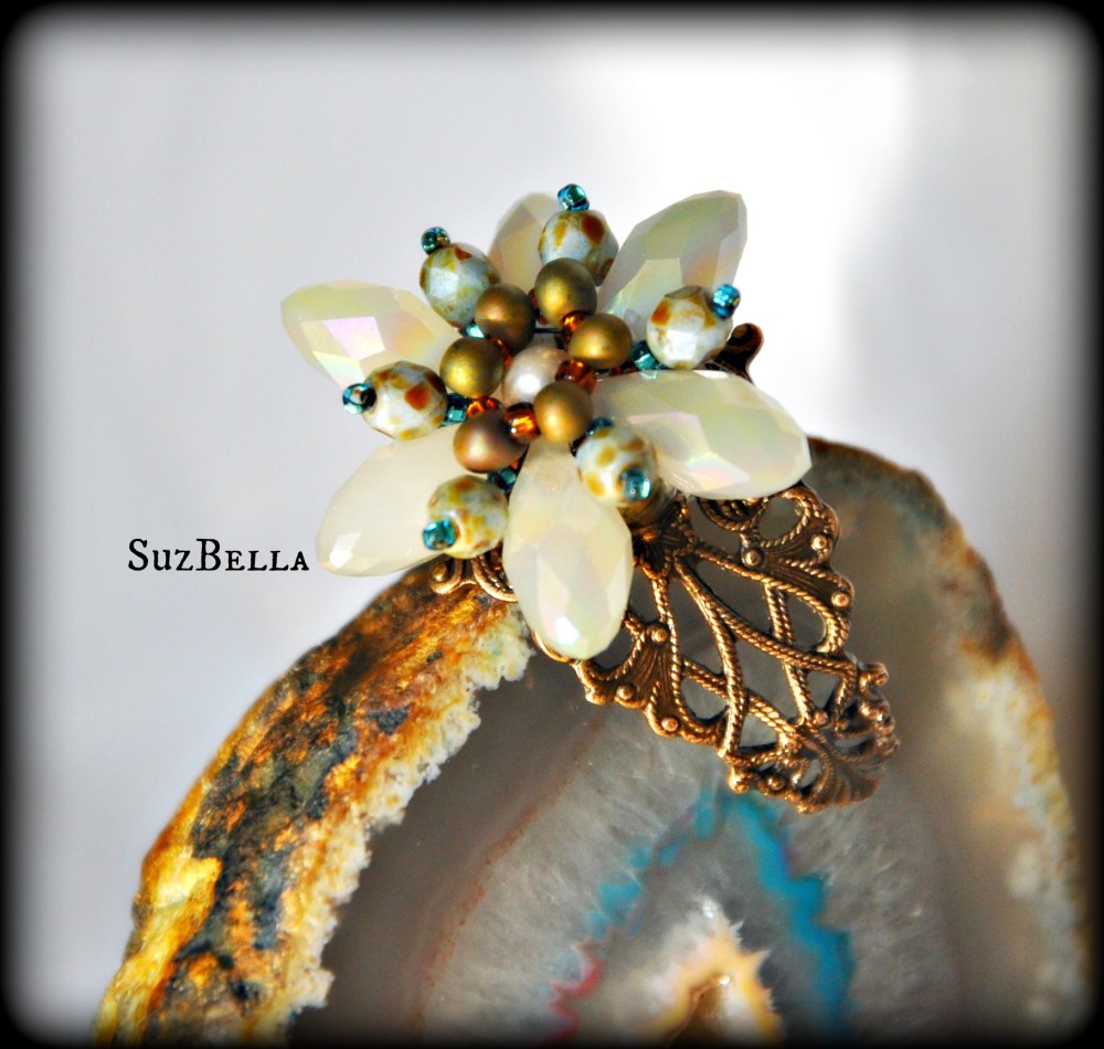 Rocks, metal & beads