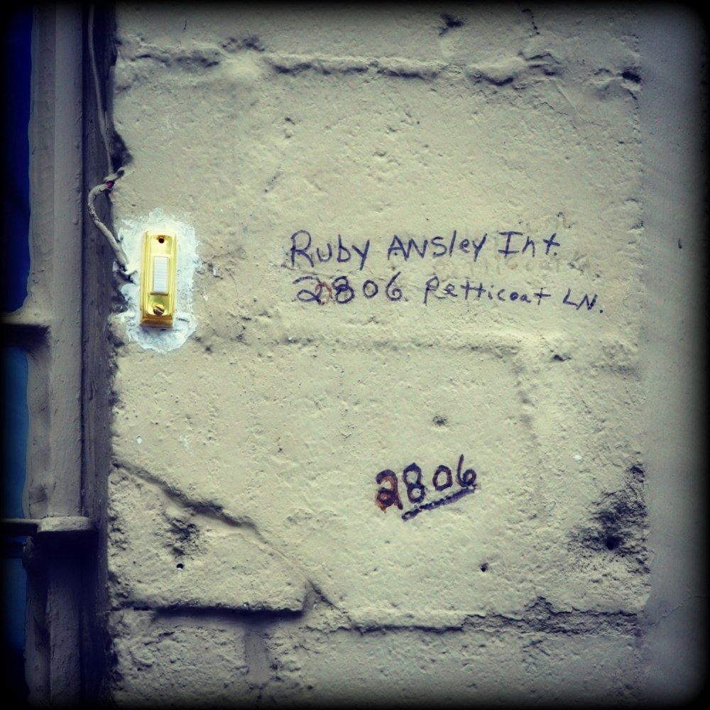 Beautiful address plate