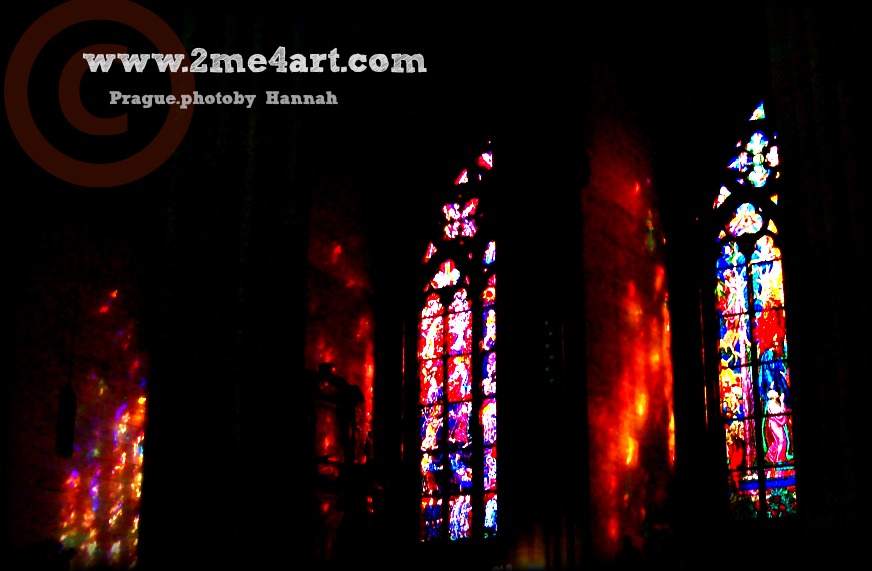 Church glass in Prague