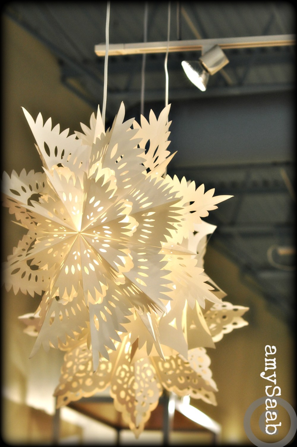 snowflakes in spring