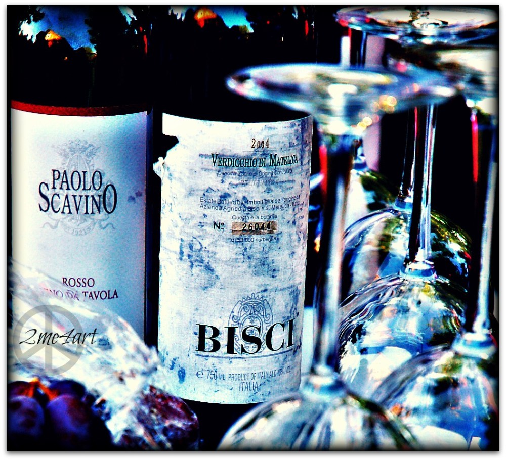 wine soaked in ice water