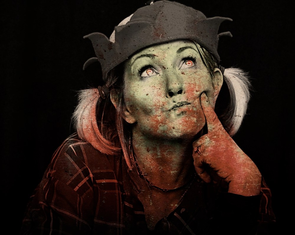 Happy Halloween- photoshop me green