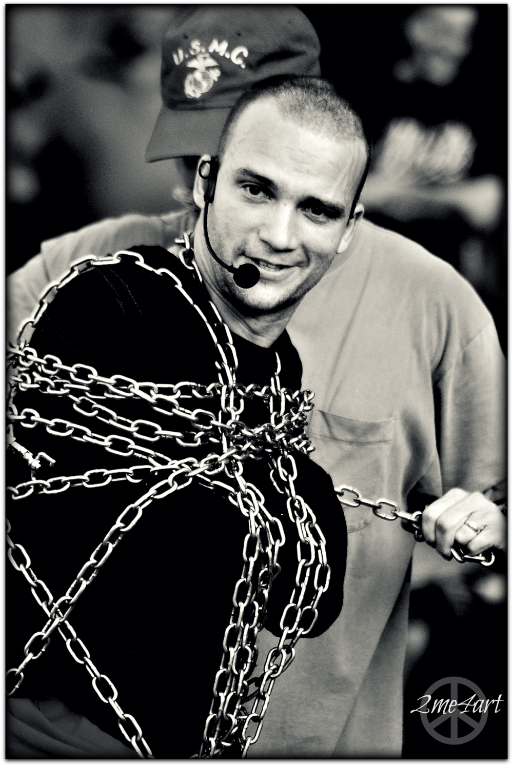 wrap him up in chains