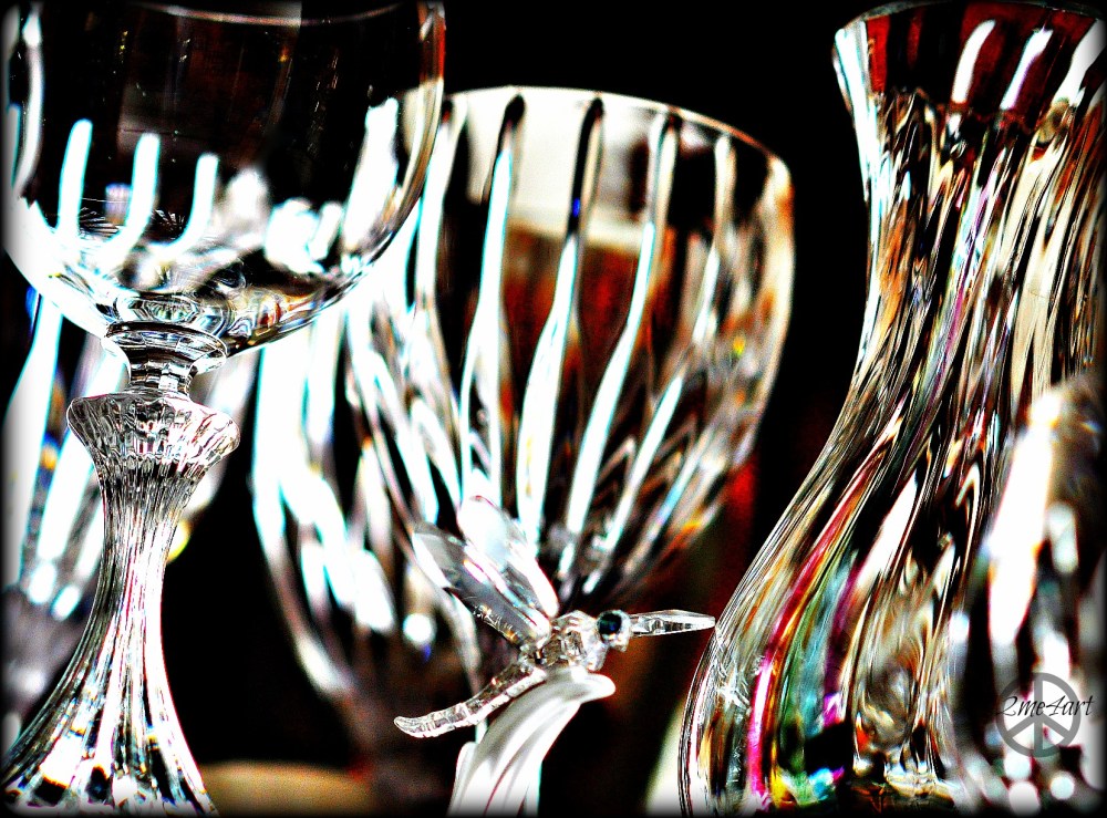 glass in the cabinet 