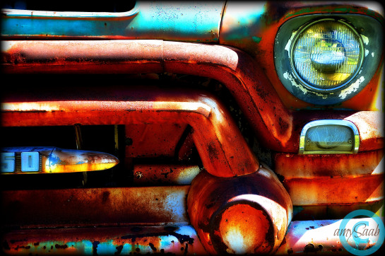 rusty old truck