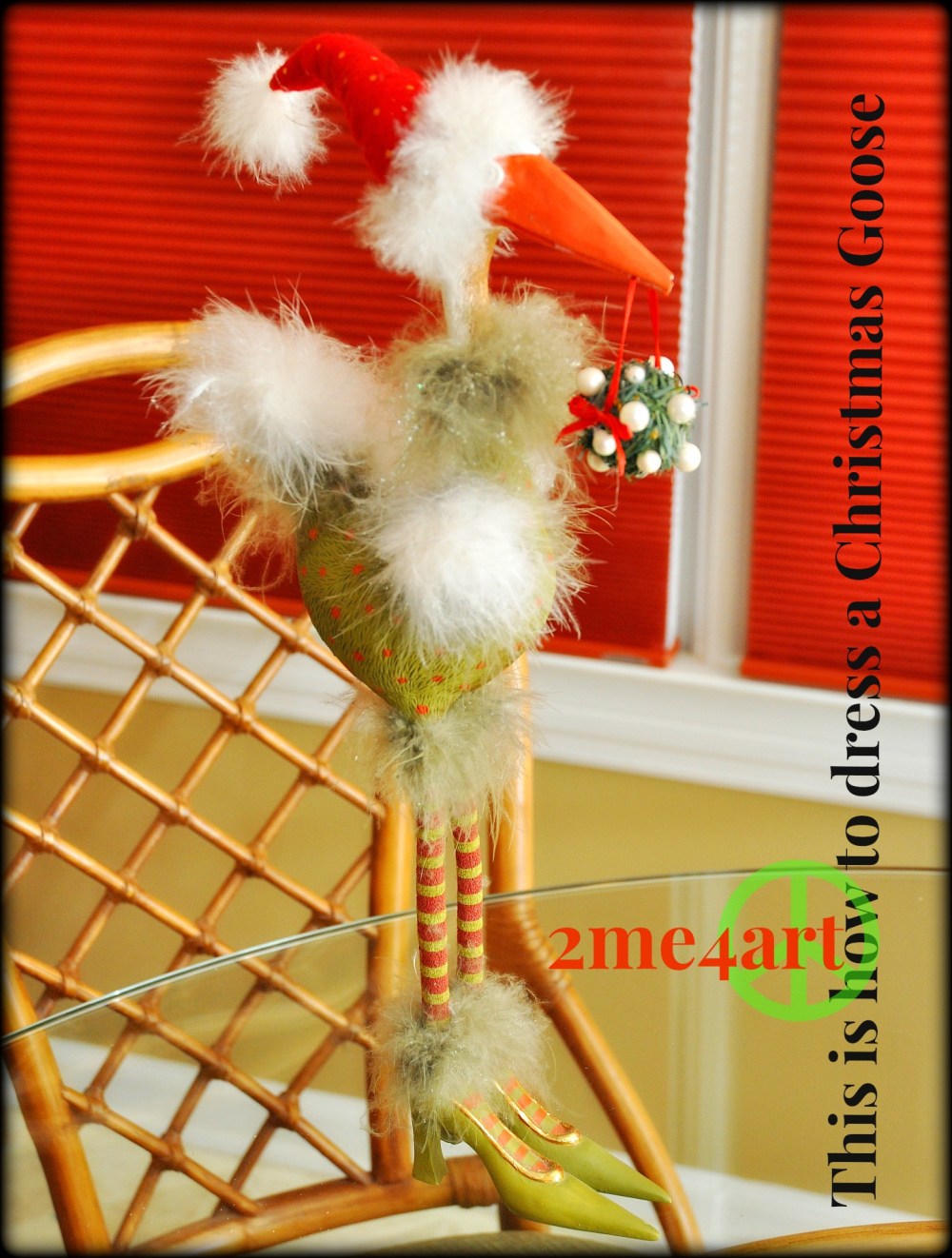 this is how you dress a Christmas goose