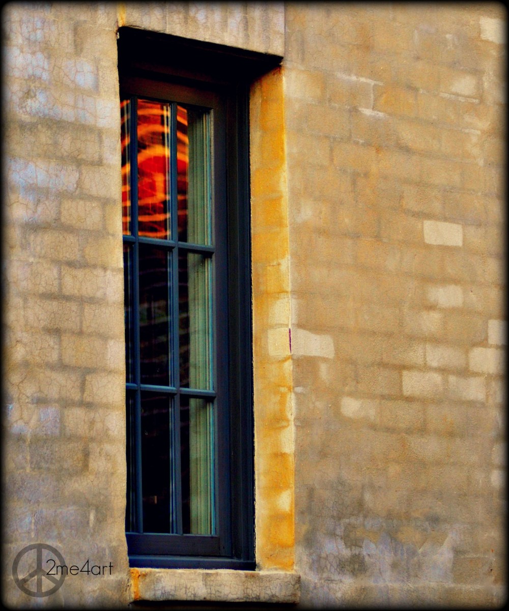 the window on the backside 