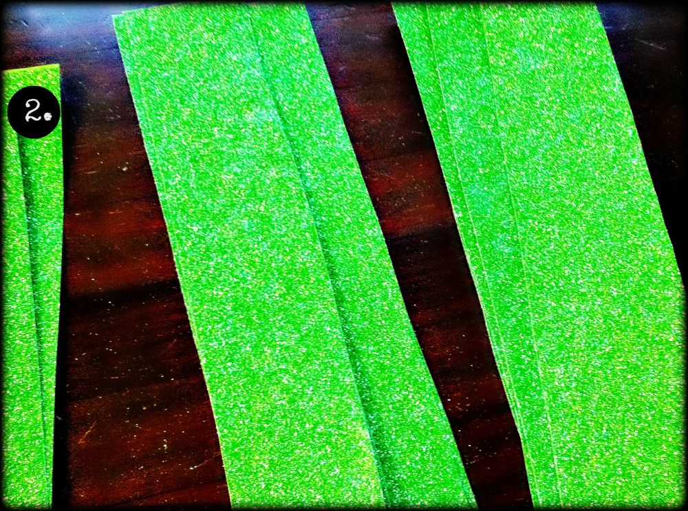 cut bag at seems. Cut the front & back of bag into strips about 1.5 to 2" wide.