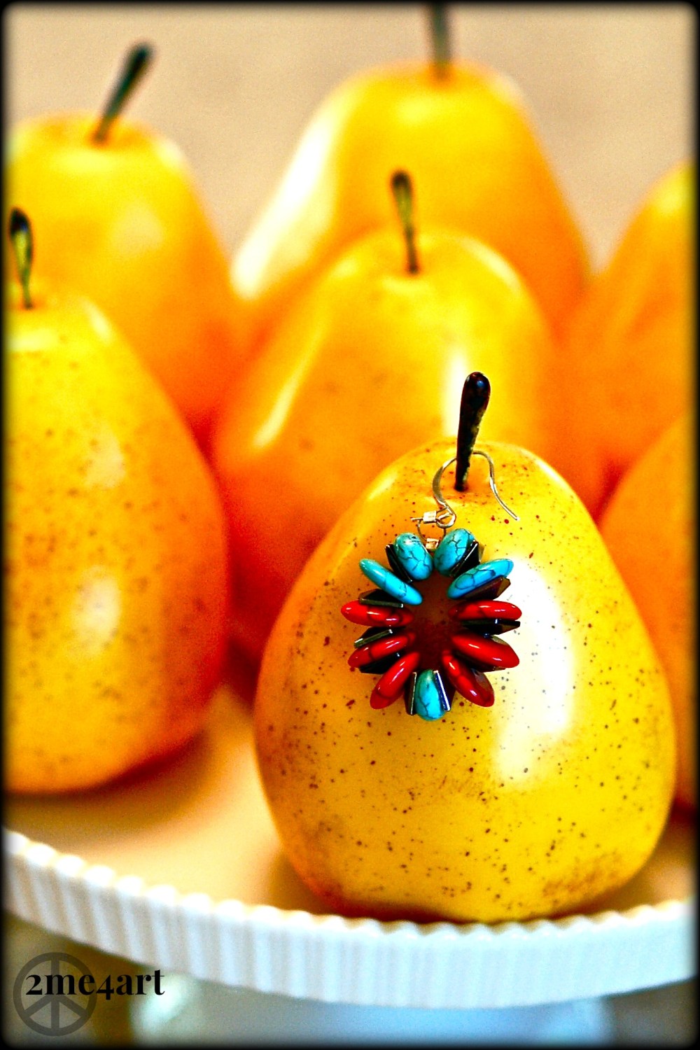 pears make great earring models