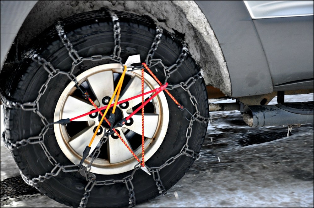 a colorful way to apply chains