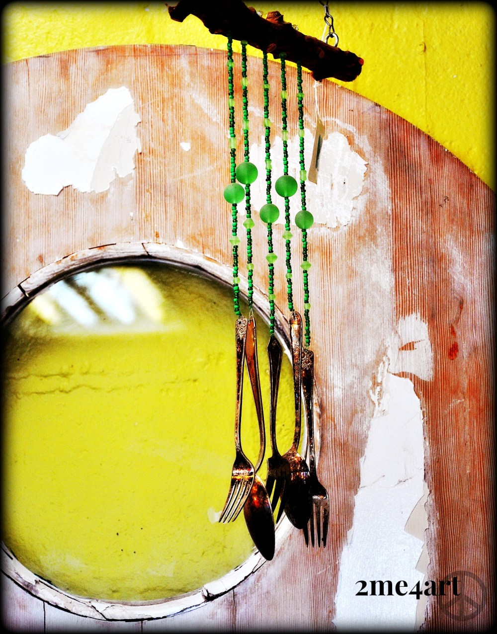 silver & glass beads