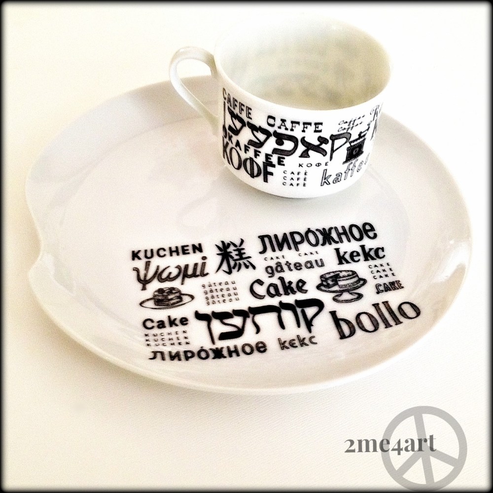 this set of dishes belonged to my Grandmother, Michal.  my treasure.