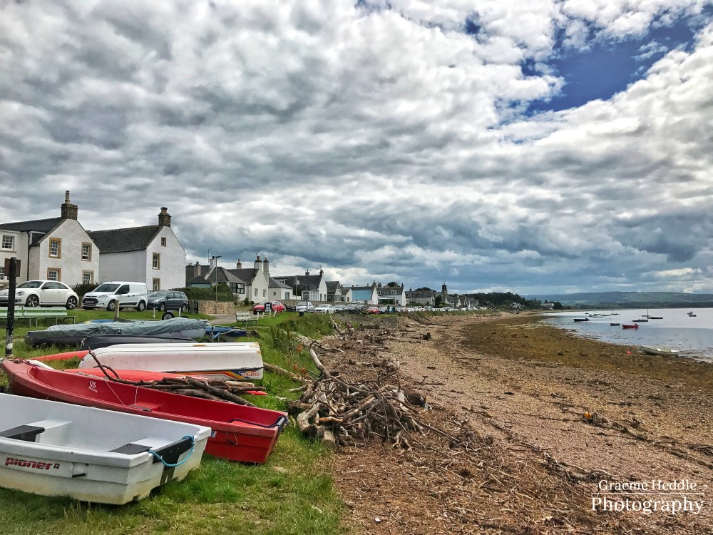 Findhorn Village shore, Highlands