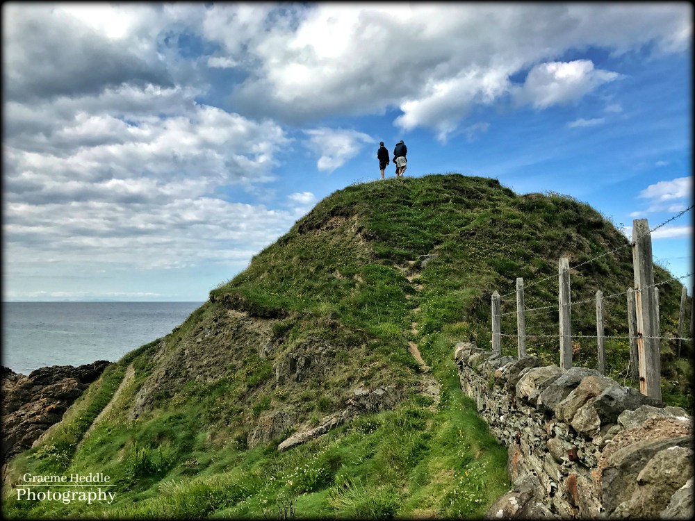 Hill at the shore, Portsoy, Moray